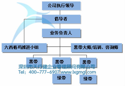 六西格瑪實施過程中各重要部門的職能