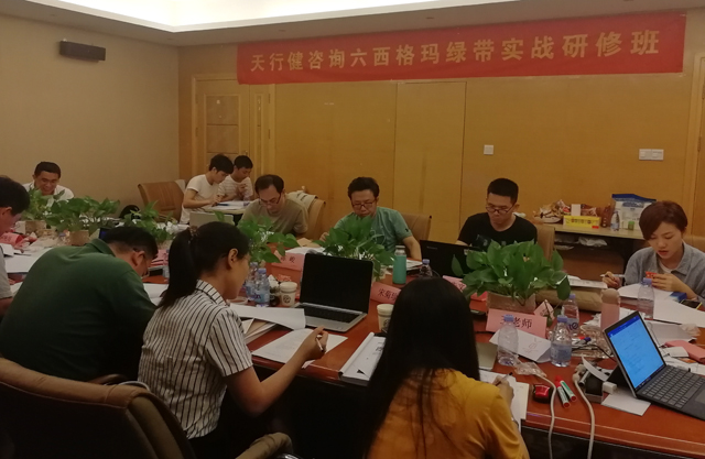 賀190522期六西格瑪綠帶實戰研修班在深圳圓滿完成