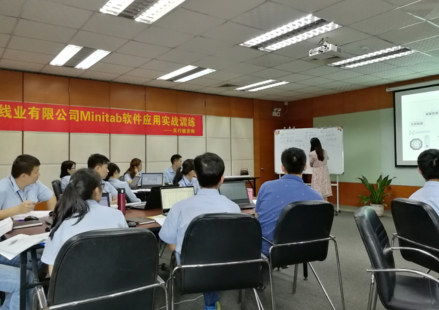 賀某線業有限公司《Minitab軟件應用實戰訓練》圓滿落幕