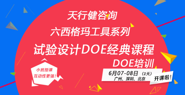 試驗(yàn)設(shè)計(jì)DOE培訓(xùn)課程（經(jīng)典課程）